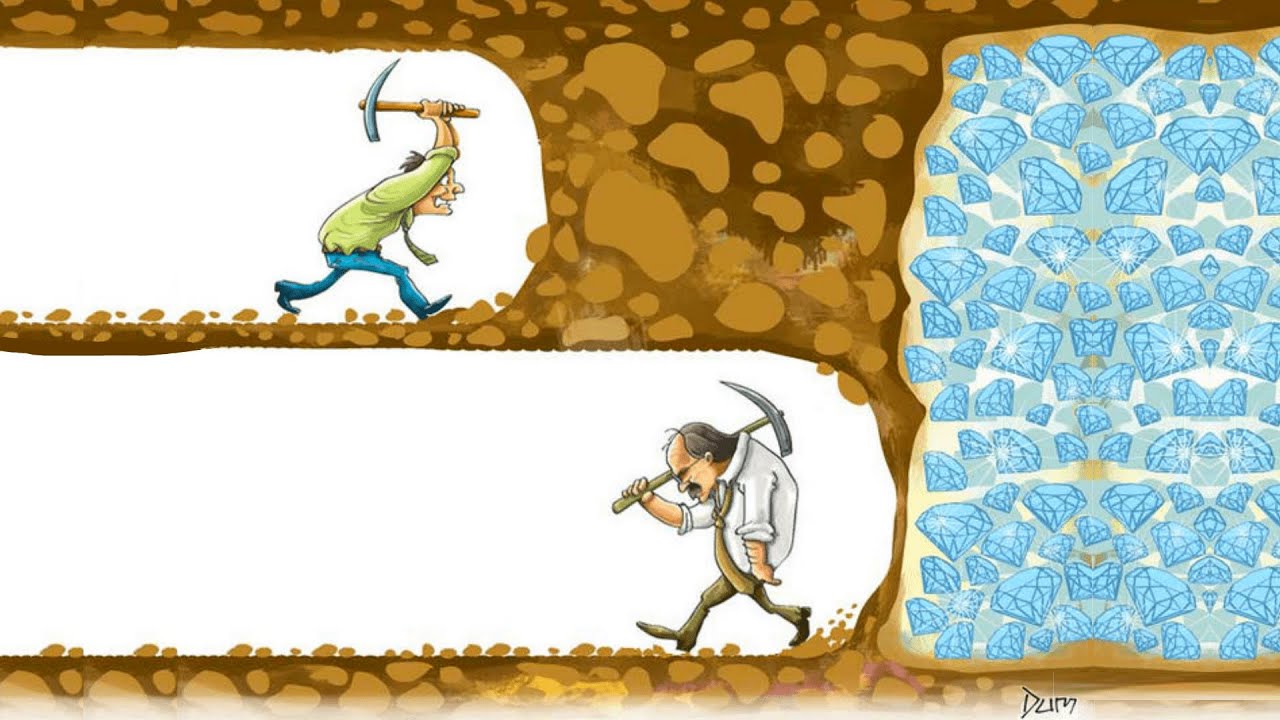 Never stop digging